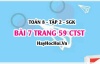 Bài 7 trang 59 Toán 8 Tập 2 Chân trời sáng tạo